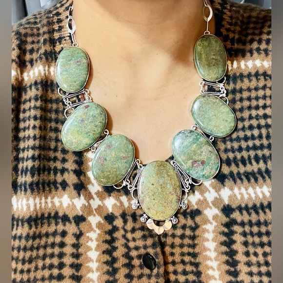 Ruby Fuchsite Necklace “The Ultimate Heart Stone” - Picture 11 of 12